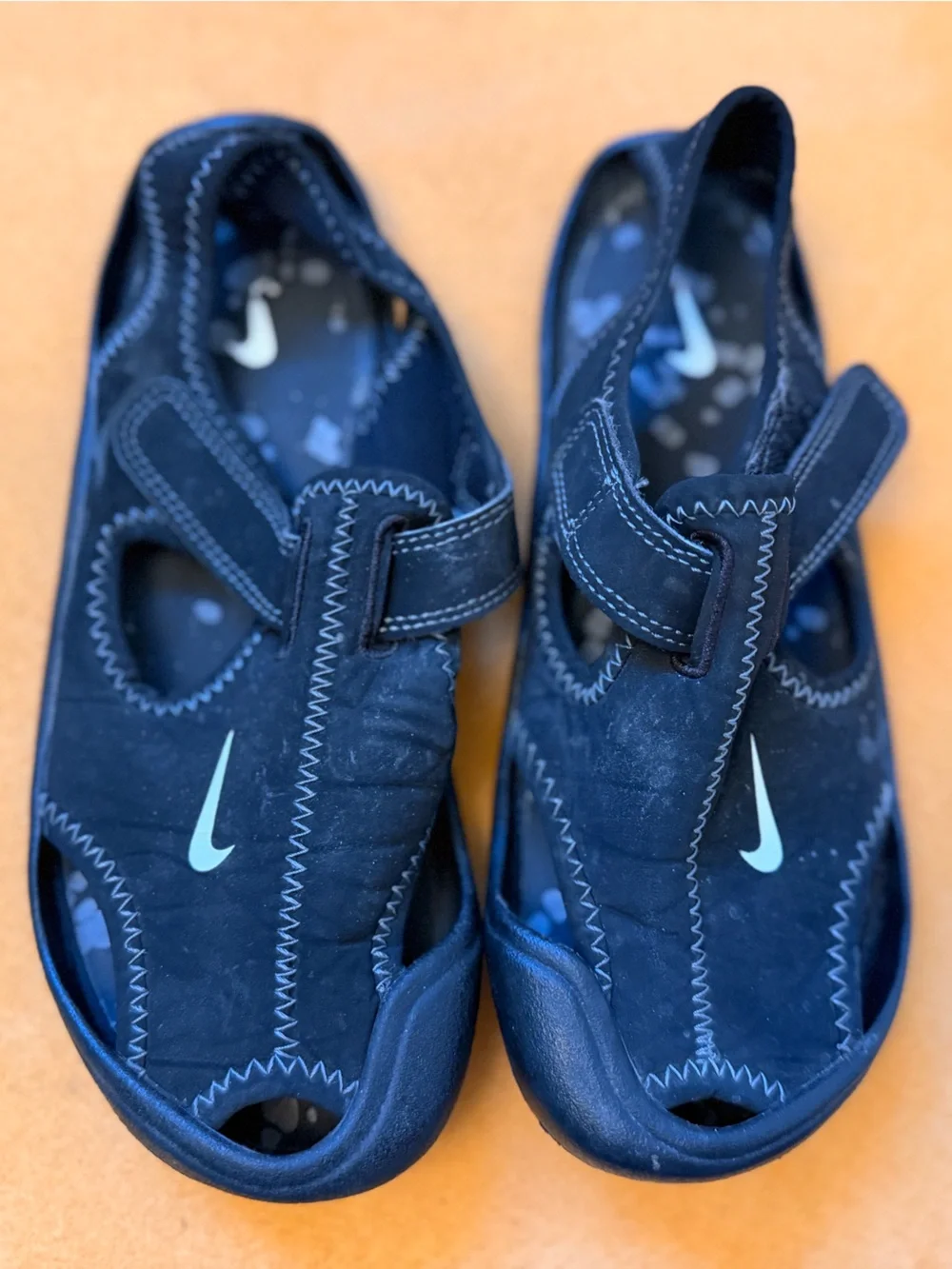 NIKE Sunray Protect Kids Toddler Water Swim Beach Shoes - Black